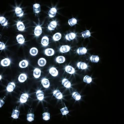 Guirlande lumineuse 30 m 300 LED câble vert Timer Blanc froid