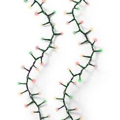 Guirlande lumineuse 22,5 m 1000 LED câble vert Luxe Tricolore Vert/Rouge/Blanc