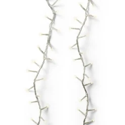 Guirlande lumineuse 34 m 1500 LED câble transparent Luxe Blanc chaud