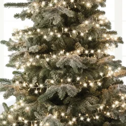 Guirlande lumineuse 34 m 1500 LED câble transparent Luxe Blanc chaud