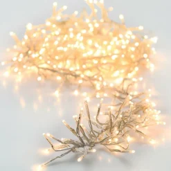 Guirlande lumineuse 11 m 1512 LED câble transparent Boa Blanc chaud