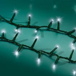 Guirlande lumineuse 11 m 500 LED câble vert Luxe Blanc froid