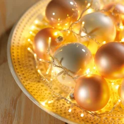 Guirlande lumineuse 11 m 500 LED câble transparent Luxe Blanc chaud