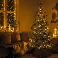 Guirlande lumineuse 6 m 480 Micro LED câble noir Luxe Blanc chaud