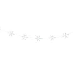 Guirlande lumineuse 2,25 m 160 micro LED Cristaux de neige Blanc froid