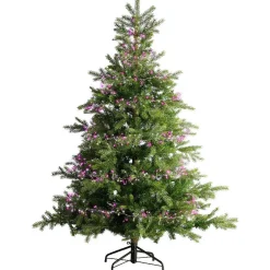 Guirlande lumineuse 6 m 480 Micro LED câble argent Luxe Tricolore Rose, blanc chaud et froid