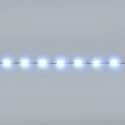 Guirlande lumineuse 36 m 1200 Micro LED câble transparent Extra Blanc froid