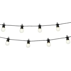 Guirlande lumineuse connectable jardin 9,5 m 20 LED Guinguette Garden Blanc chaud