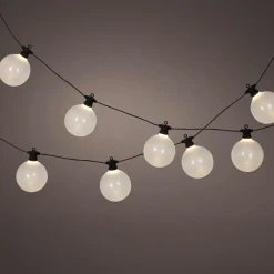 Guirlande lumineuse de jardin connectable 10 LED (4,5 m) Garden fiesta Blanc chaud