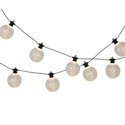 Guirlande lumineuse de jardin connectable 10 LED (4,5 m) Garden fiesta Blanc chaud
