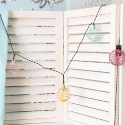 Guirlande lumineuse solaire 2,7 m 10 LED Rainbow Multicolore