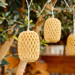 Guirlande lumineuse solaire 4,5 m 10 LED (H28 cm) Balista Naturel