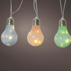 Guirlande lumineuse solaire 50 LED (4,5 m) Guinguette clignotante Multicolore soft