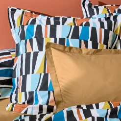 Housse de couette coton (140 x 200 cm) Pietro Multicolore
