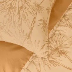 Housse de couette coton (140 x 200 cm) Lara Marron