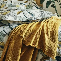 Housse de couette coton lavé (240 x 220 cm) Toco Verte