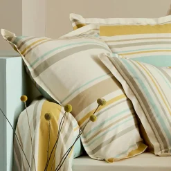 Housse de couette coton lavé (300 x 240 cm) Hugo Jaune moutarde