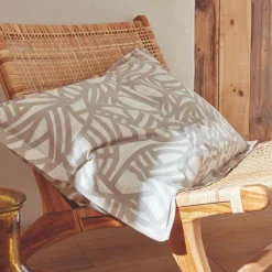 Housse de couette coton lavé (240 x 220 cm) Séréna Beige