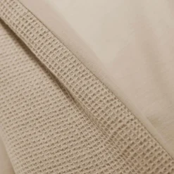 Housse de couette coton nid d'abeille (240 x 220 cm) Eva Ficelle