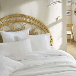 Housse de couette dentelle coton (240 x 220 cm) Jeanne Blanche