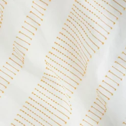 Housse de couette et deux taies coton (260 x 240 cm) Dobby Terracotta