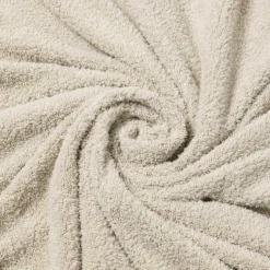 Housse de couette et deux taies d'oreiller bouclette (240 x 220 cm) Helena Ecru