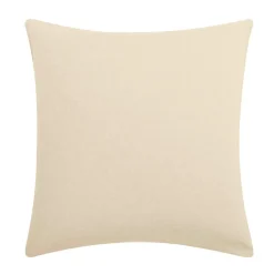 Housse de couette et deux taies d'oreiller coton (260 x 240 cm) Meline Beige sable