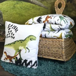 Housse de couette et une taie enfant coton (140 x 200 cm) Cretace Verte