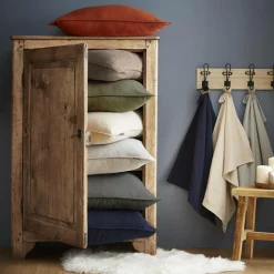 Housse de couette flanelle de coton (260 x 240 cm) Nina Ficelle