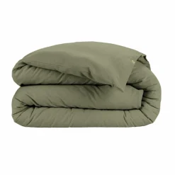 Housse de couette flanelle de coton (260 x 240 cm) Nina Vert romarin