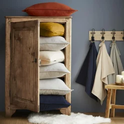 Housse de couette flanelle de coton (200 x 200 cm) Nina Beige