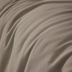 Housse de couette flanelle de coton (200 x 200 cm) Nina Ficelle