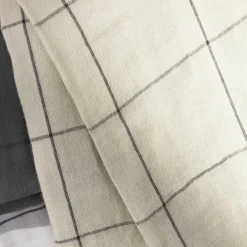 Housse de couette gaze de coton (260 x 240 cm) Gaïa Match Beige pampa