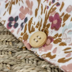 Housse de couette gaze de coton (260 x 240) Constance Beige pampa