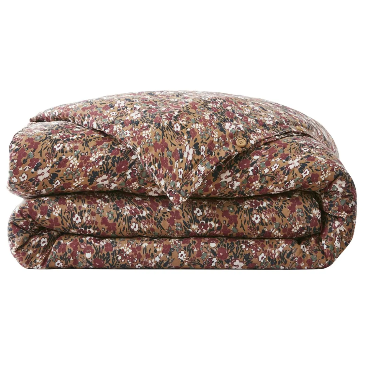 Housse de couette gaze de coton (240 x 220 cm) Constance Camel