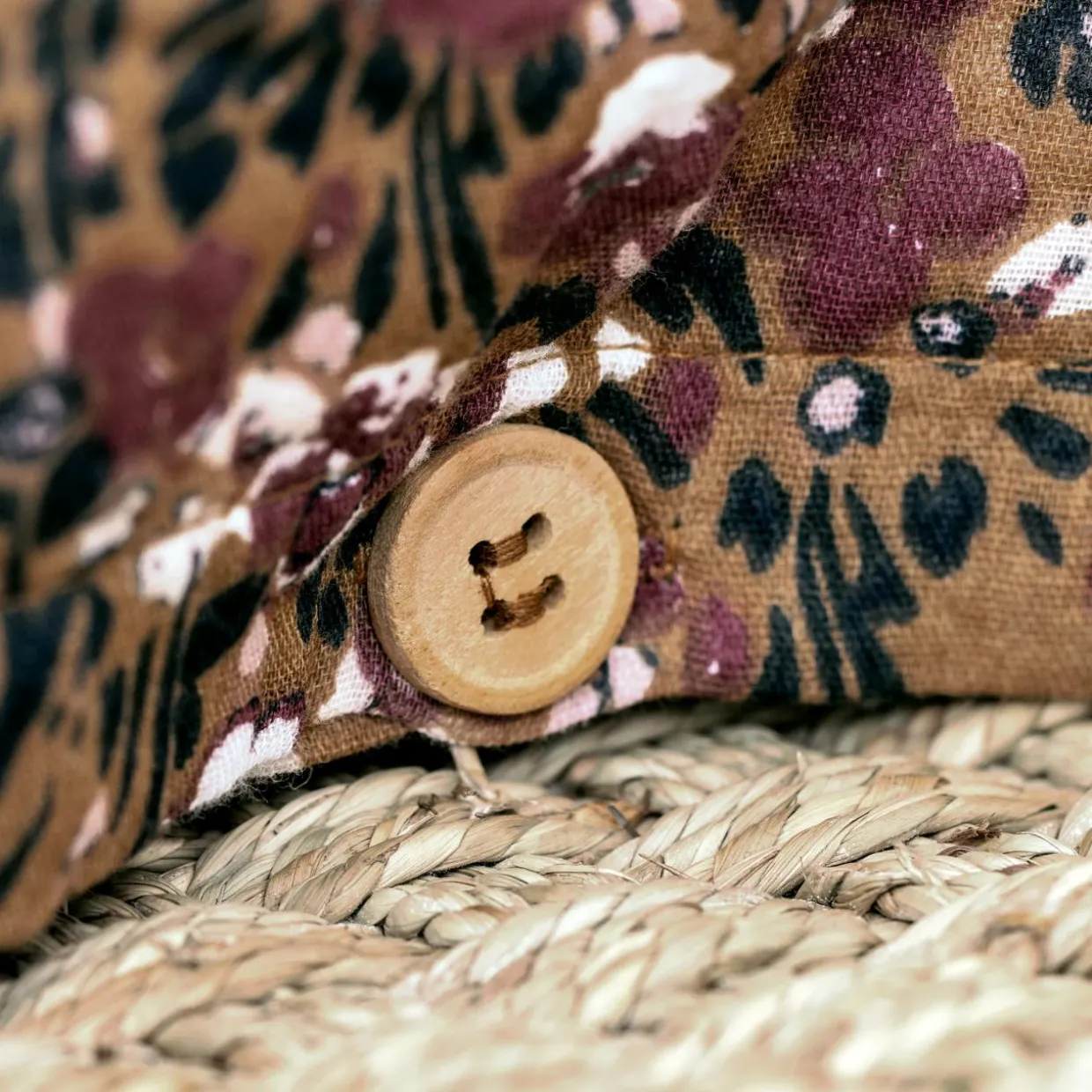 Housse de couette gaze de coton (240 x 220 cm) Constance Camel