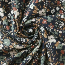 Housse de couette gaze de coton (260 x 240 cm) Constance Bleu nuit