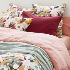 Housse de couette gaze de coton (260 x 240 cm) Azel Multicolore