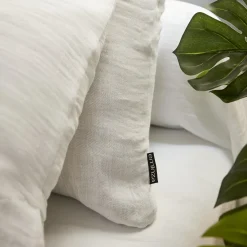 Housse de couette gaze de coton (200 x 200 cm) Gaïa Blanc chantilly