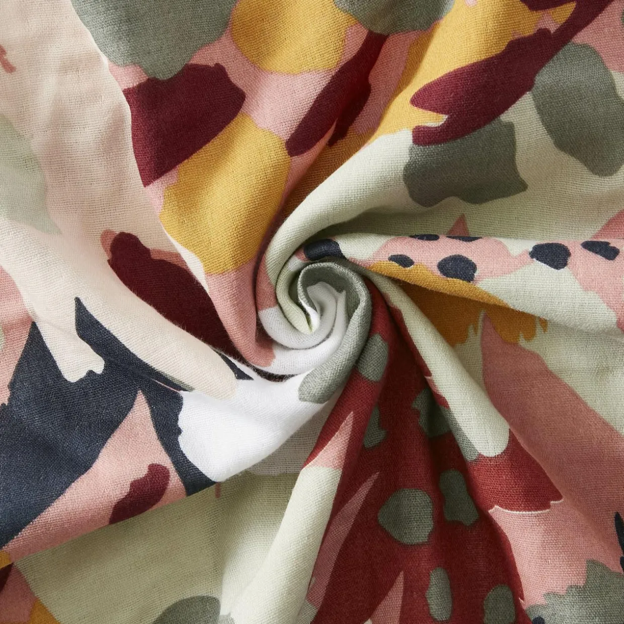 Housse de couette gaze de coton (240 x 220 cm) Azel Multicolore