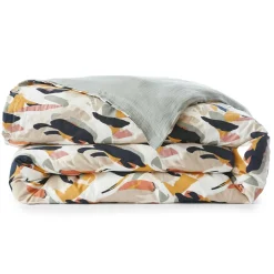 Housse de couette gaze de coton (200 x 200 cm) Mathilda Multicolore