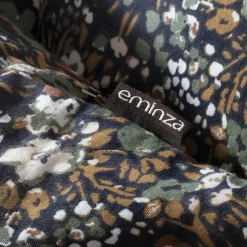 Housse de couette gaze de coton (240 x 220 cm) Constance Bleu nuit