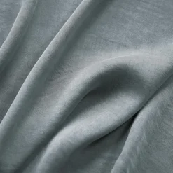 Housse de couette lyocell Tencel™ lavé (240 x 220 cm) Olivia Bleu stone