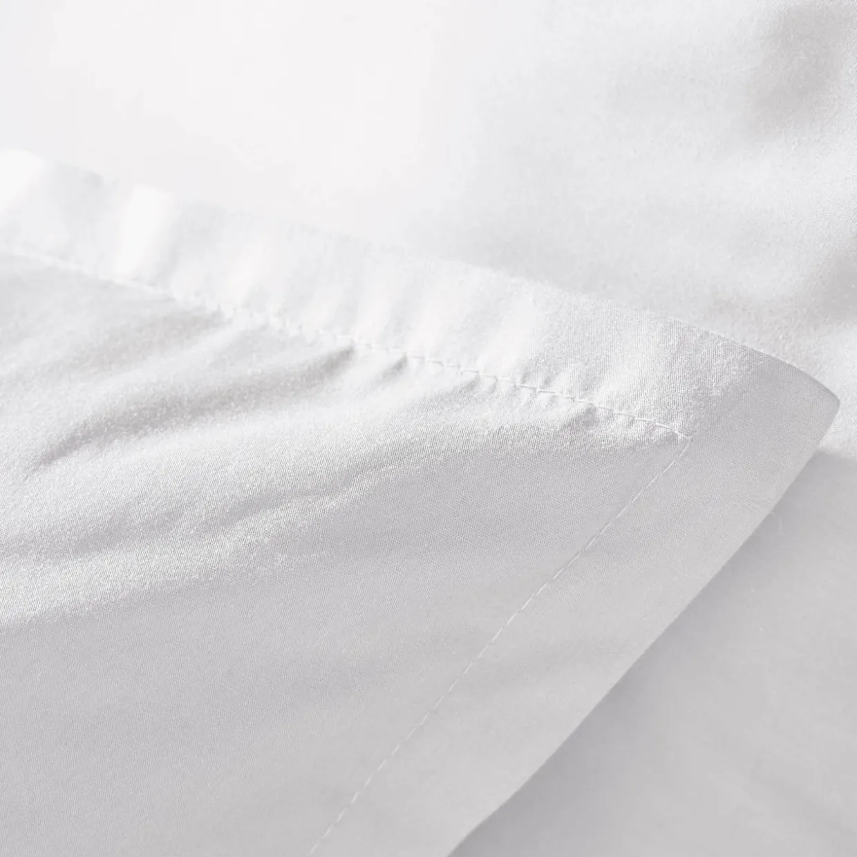 Housse de couette percale de coton (260 x 240 cm) Cali Blanche