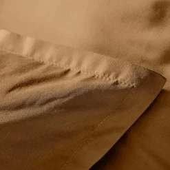 Housse de couette percale de coton (260 x 240 cm) Cali Camel