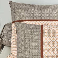 Housse de couette percale de coton (240 x 220 cm) Gabin Multicolore