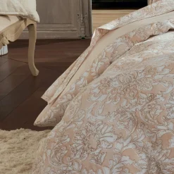 Housse de couette percale de coton (280 x 240 cm) Palazzo Beige