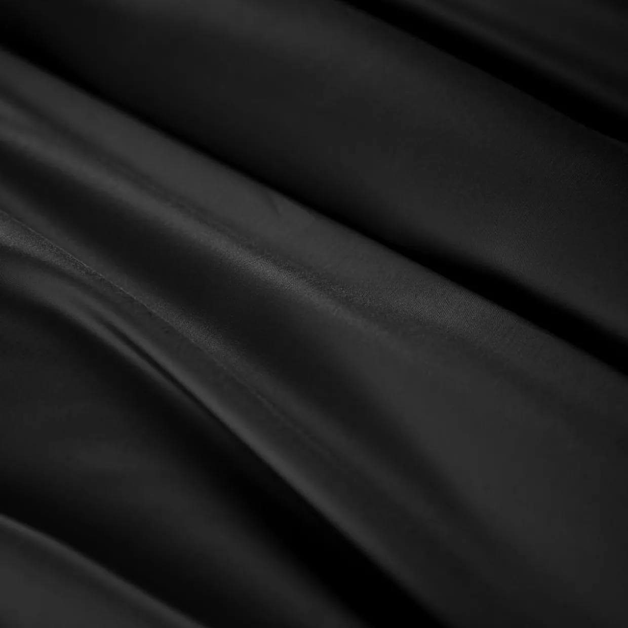 Housse de couette satin de bambou (140 x 200 cm) Sienna Noir