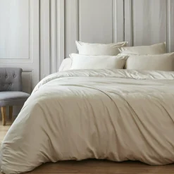 Housse de couette satin de bambou (200 x 200 cm) Sienna Beige