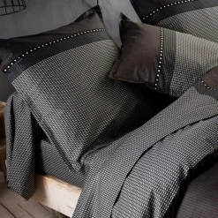 Housse de couette satin de coton (280 x 240 cm) Enzo Noire